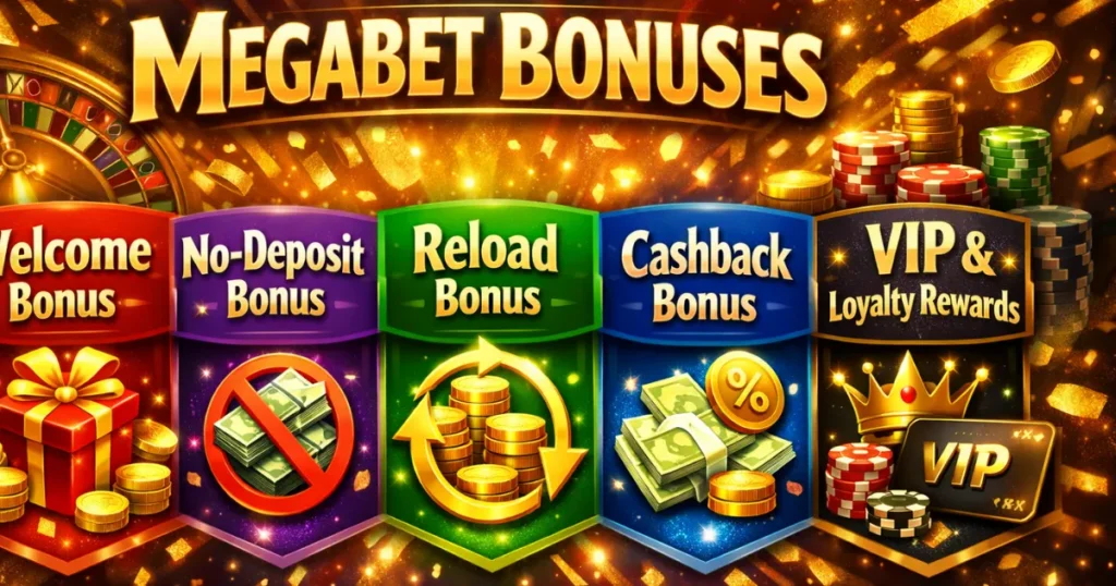 Types of Megabet Bonuses